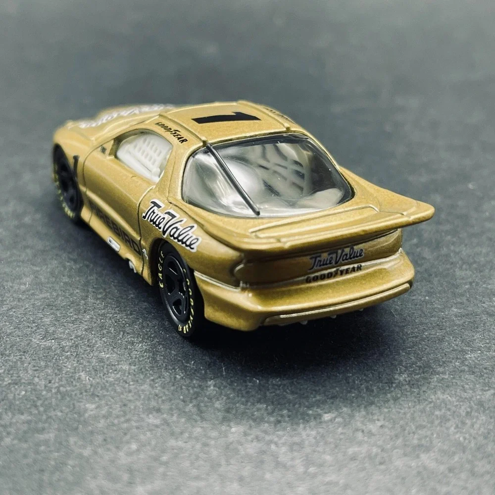 Hot Wheels #1 True Value Pontiac Iroc Firebird Race Car Gold Diecast 1/64‎ Loose